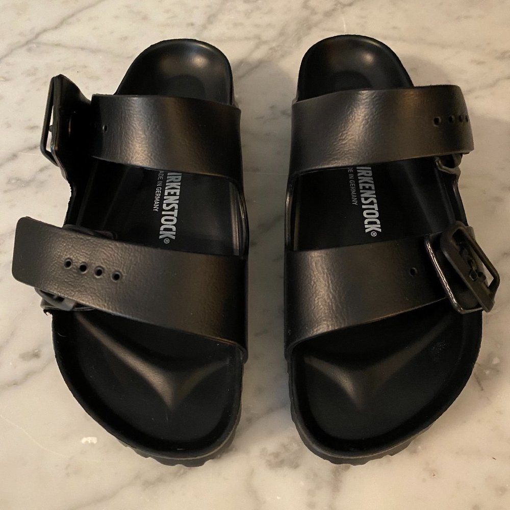 NWT Birkenstock Arizona Eva Black Size 38